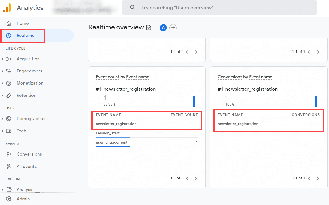 Cómo hacer seguimiento de conversiones de las suscripciones de una newsletter en G4 (Google Analytics 4) Cómo crear una Custom Conversion para registro suscriptores de una newsletter en G4 (Google Analytics)