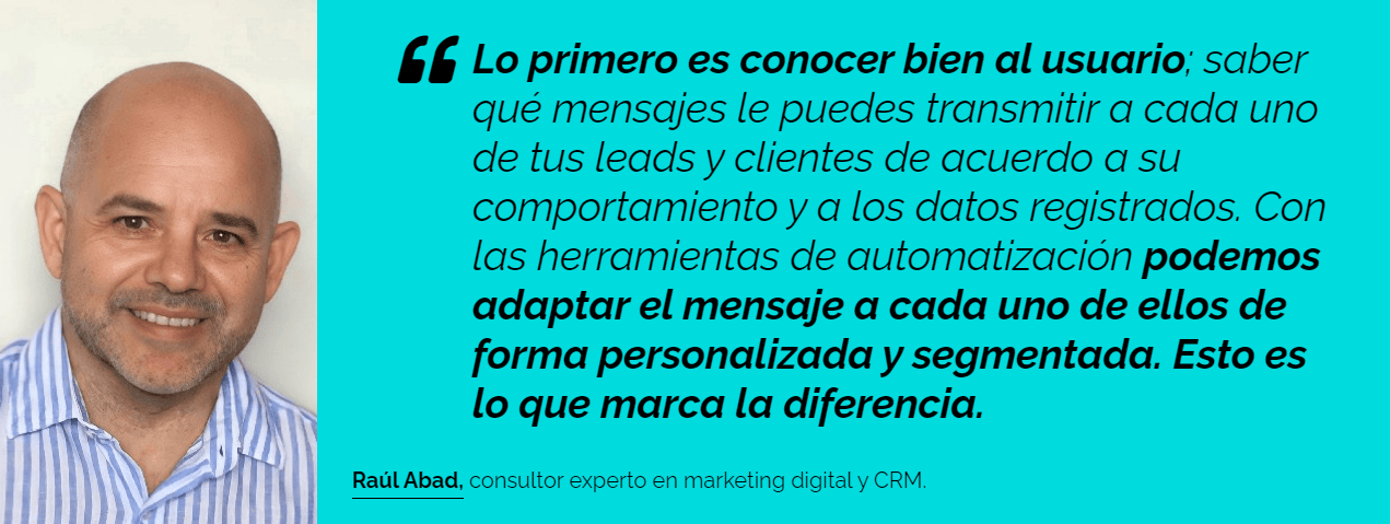 Entrevista Podcast sobre Marketing Automation Raúl Abad es consultor experto en Marketing Automation y CRM